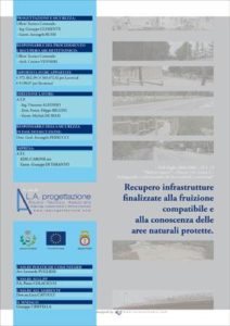 Brochure istituzionale di 12 schede che ha la funzione di illustrare il recupero delle infrastrutture finalizzate alla fruizione compatibile e alla conoscenza delle aree naturali protette per il Comune di Laterza.